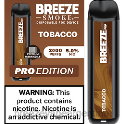 Breeze Pro 2000 bocanadas 28FJVD11 tabaco - Breeze Vape Flavors