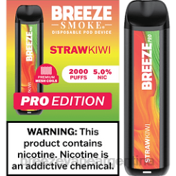 Breeze Pro 2000 bocanadas 28FJVD15 kiwi de paja - Breeze Vape Mint