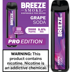 Breeze Pro 2000 bocanadas 28FJVD25 refresco de uva - Breeze Vape Mint