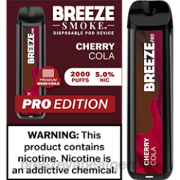 Breeze Pro 2000 bocanadas 28FJVD28 cola de cereza - Breeze Vape Charger